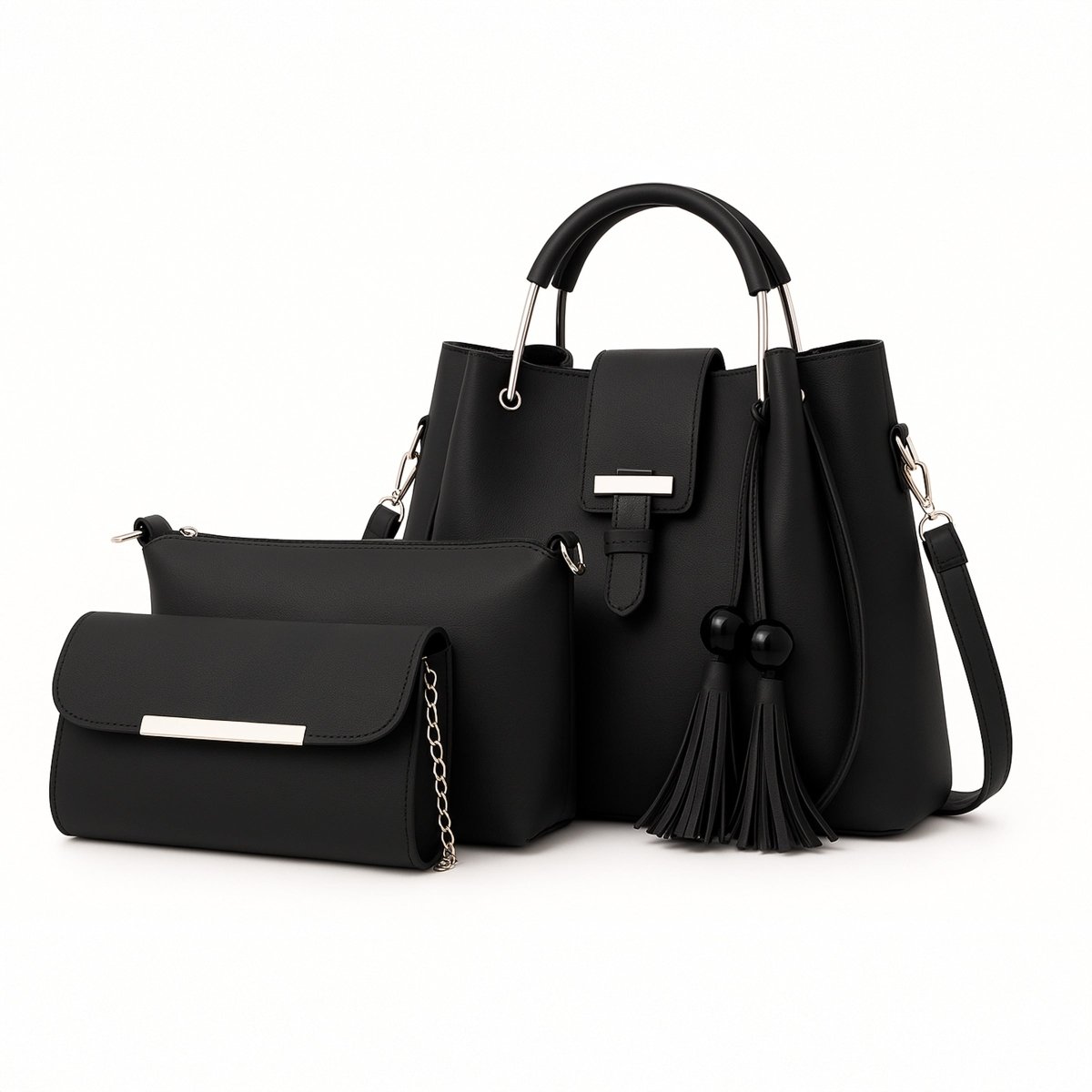 Set De Bolsas Elegantes 3 En 1 & Estilo Moderno & Versátil - ONDASHOPMX