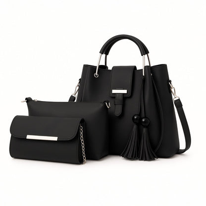 Set De Bolsas Elegantes 3 En 1 & Estilo Moderno & Versátil - ONDASHOPMX