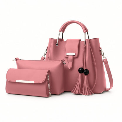 Set De Bolsas Elegantes 3 En 1 & Estilo Moderno & Versátil - ONDASHOPMX