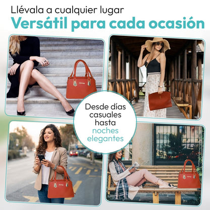 Set de Bolsos Con Diseño Versátil & Cuero Sintético Premium - ONDASHOPMX