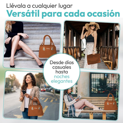 Set de Bolsos Con Diseño Versátil & Cuero Sintético Premium - ONDASHOPMX