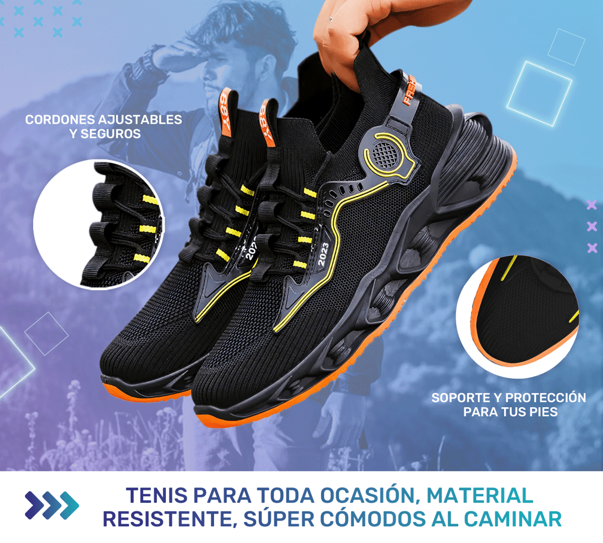 Sneakers Blancos Sport 88Y – Suela Antideslizante & Ajuste Ergonómico - ONDASHOPMX
