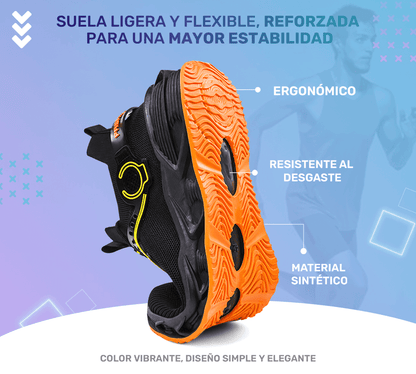 Sneakers Blancos Sport 88Y – Suela Antideslizante & Ajuste Ergonómico - ONDASHOPMX