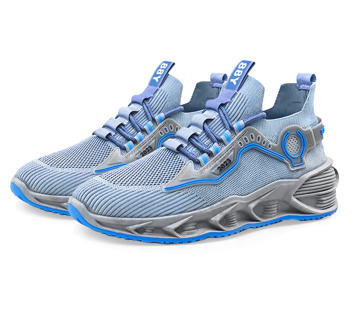 Sneakers Blancos Sport 88Y – Suela Antideslizante & Ajuste Ergonómico - ONDASHOPMX