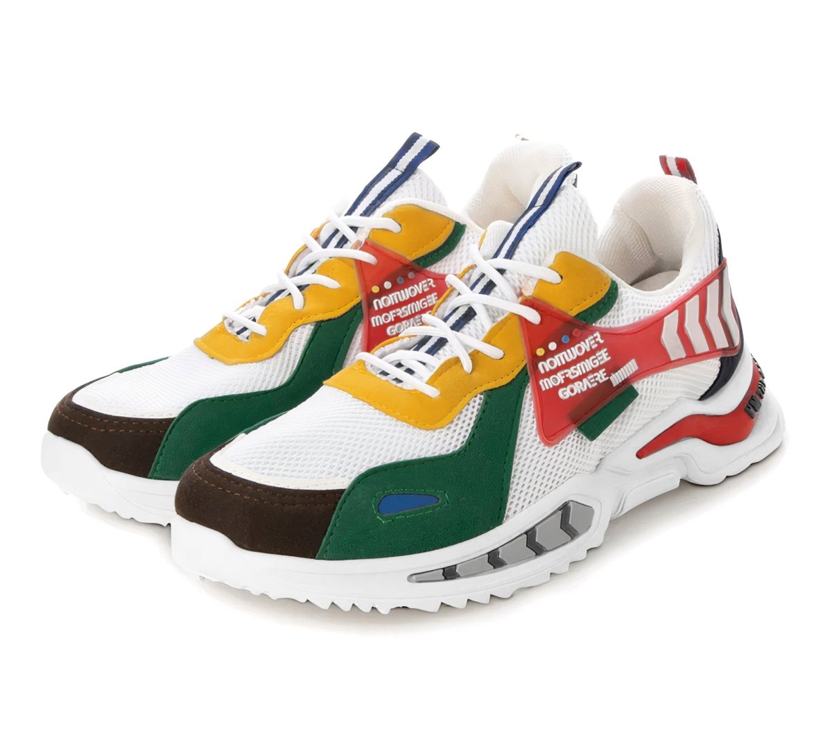 Sneakers Estilo Streetwear Con Detalles Únicos | Amortiguación Suave & Refuerzos En Capas - ONDASHOPMX