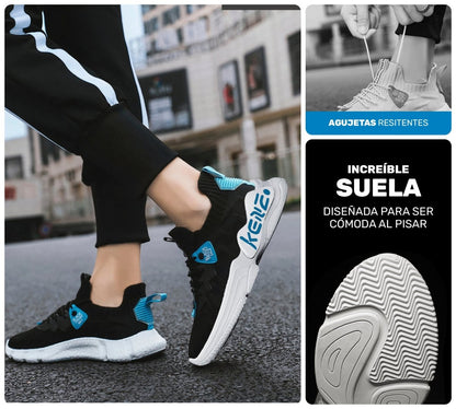 Sneakers Ligeros & Resistentes | Suela Amortiguada & Interior Confortable - ONDASHOPMX