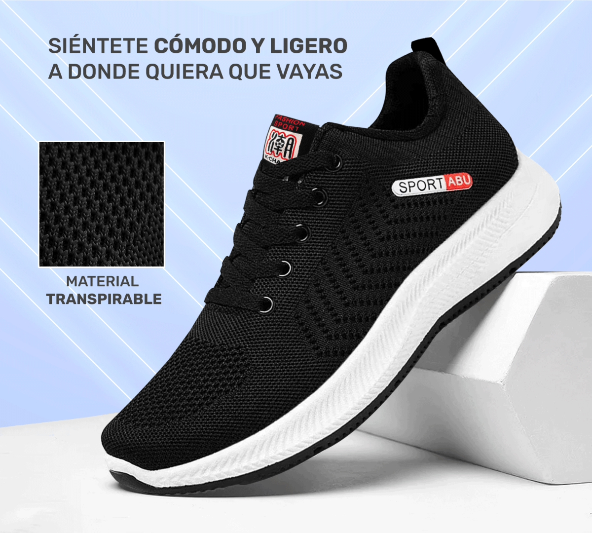 Tenis Deportivos Sport – Transpirables & Ultra Ligeros - ONDASHOPMX