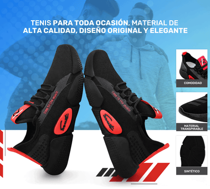 Tenis Sport Casual Hombre – Alta Comodidad & Diseño Moderno - ONDASHOPMX
