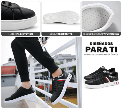 Tenis Sport Fashion – Diseño Limpio & Versátil para Toda Ocasión - ONDASHOPMX