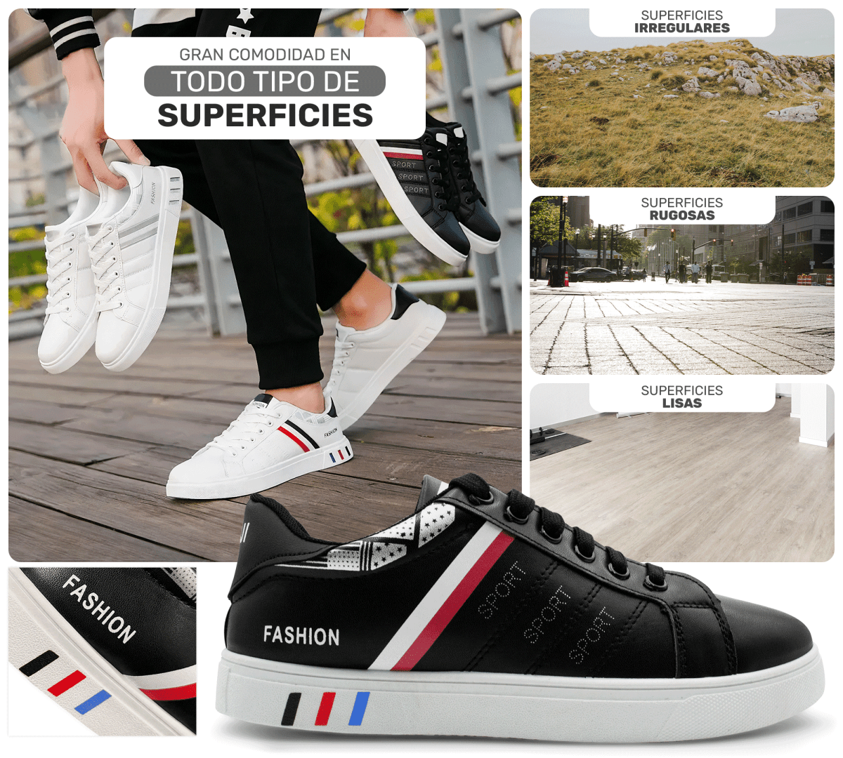 Tenis Sport Fashion – Diseño Limpio & Versátil para Toda Ocasión - ONDASHOPMX
