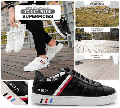 Tenis Sport Fashion – Diseño Limpio & Versátil para Toda Ocasión - ONDASHOPMX
