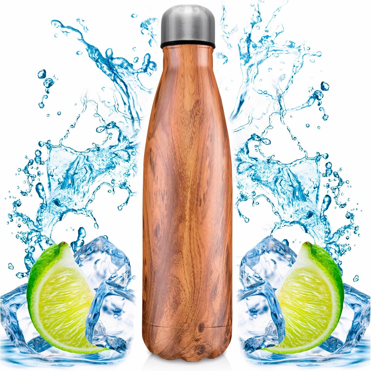 Termo Botella De Agua Acero Inoxidable 500ml - ONDASHOPMX