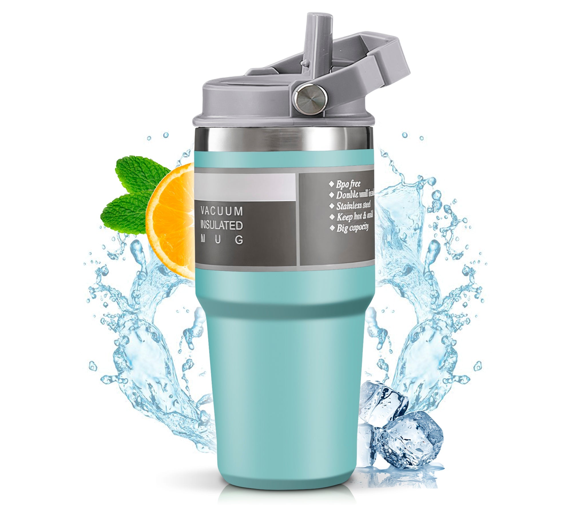 Termo de Acero Inoxidable De 600 Ml Para Agua y/o Café - ONDASHOPMX