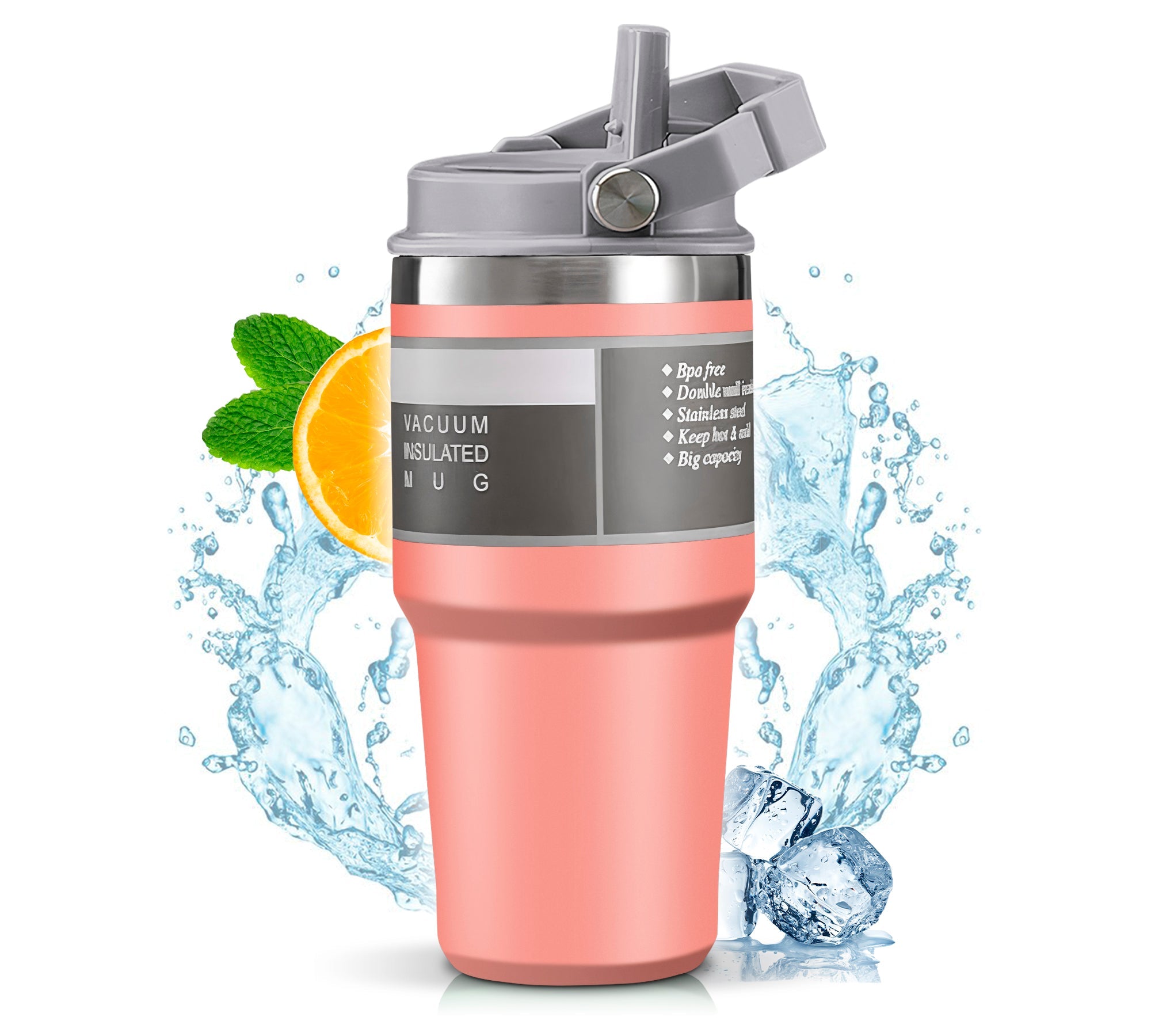 Termo de Acero Inoxidable De 600 Ml Para Agua y/o Café - ONDASHOPMX