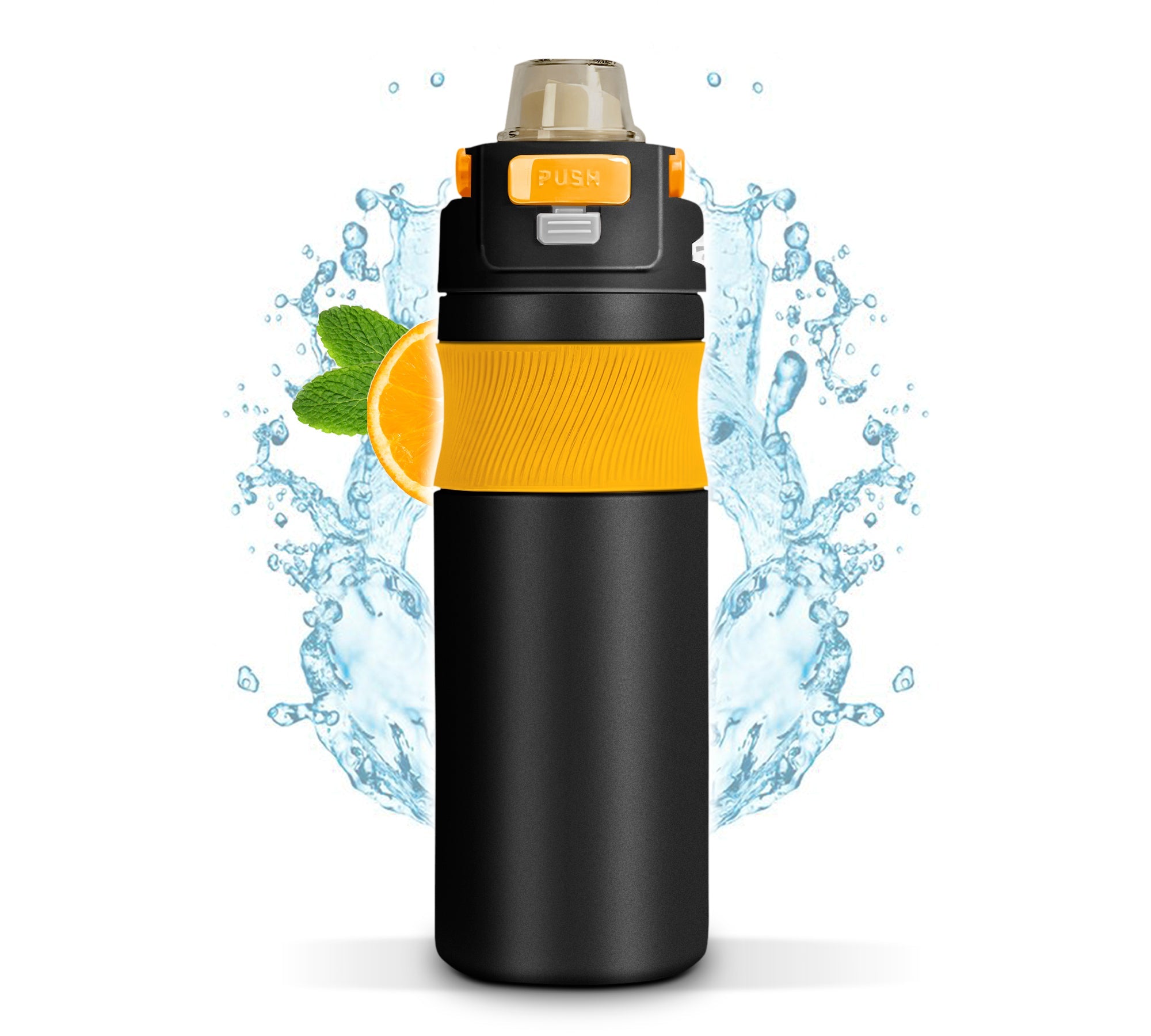 Termo Para Agua Botella de Acero Inoxidable De Café - ONDASHOPMX