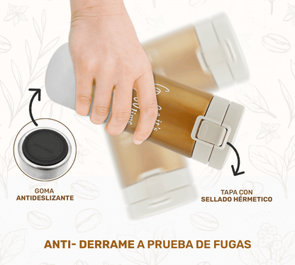 ThermoCup Premium | Taza De Acero Inoxidable Con Infusor Integrado - ONDASHOPMX