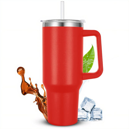 Vaso Térmico De Acero Inoxidable Con Asa Ergonómica Y Aislamiento Térmico Avanzado 30 oz - ONDASHOPMX