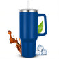 Vaso Térmico De Acero Inoxidable Con Asa Ergonómica Y Aislamiento Térmico Avanzado 30 oz - ONDASHOPMX
