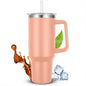 Vaso Térmico De Acero Inoxidable Con Asa Ergonómica Y Aislamiento Térmico Avanzado 30 oz - ONDASHOPMX