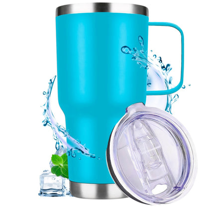 Vaso Térmico De Acero Inoxidable Con Mango 30oz - ONDASHOPMX