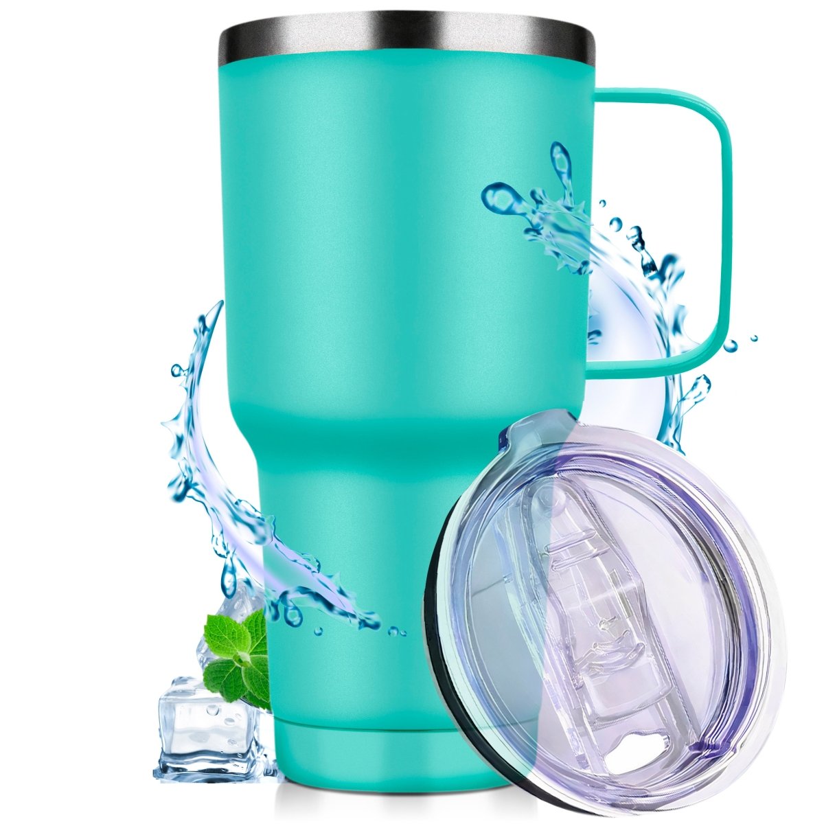 Vaso Térmico De Acero Inoxidable Con Mango 30oz - ONDASHOPMX